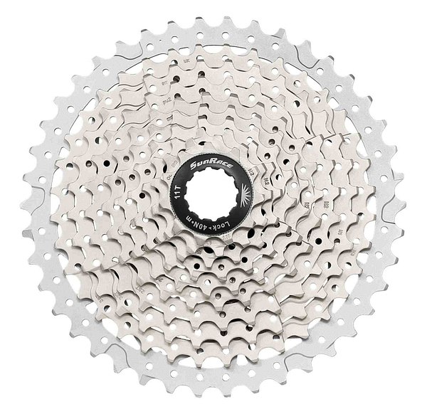 SUNRACE Cassette 10-speed 11-40 Metallic/Black CSMS3